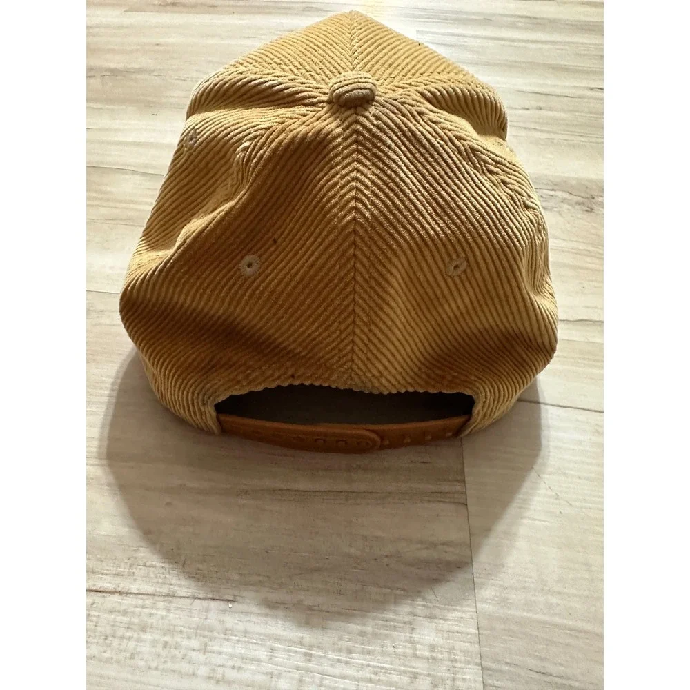 Out Yonder Co Doggone Cowboy‎ Snapback Hat Tan Corduroy